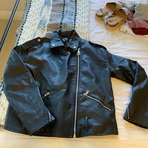 Missguided vegan leather jacket from Tilly’s